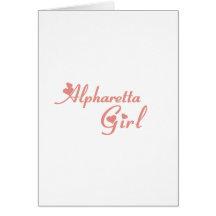 Camisetas del chica de Alpharetta Felicitaciones