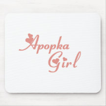 Camisetas del chica de Apopka Tapete De Raton
