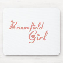 Camisetas del chica de Broomfield Tapete De Raton