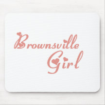 Camisetas del chica de Brownsville Alfombrilla De Ratón
