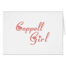 Camisetas del chica de Coppell Felicitación