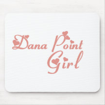 Camisetas del chica de Dana Point Tapete De Ratones