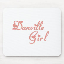 Camisetas del chica de Danville Tapete De Ratones
