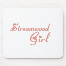 Camisetas del chica de Streamwood Alfombrilla De Ratones