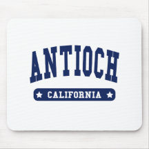 Camisetas del estilo de la universidad de Antioch  Alfombrillas De Ratones