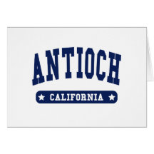 Camisetas del estilo de la universidad de Antioch  Felicitacion