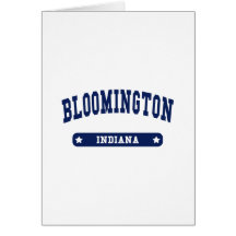 Camisetas del estilo de la universidad de Blooming Tarjetón