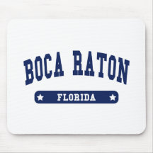 Camisetas del estilo de la universidad de Boca Rat Alfombrillas De Raton
