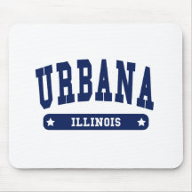 Camisetas del estilo de la universidad de Urbana I Alfombrilla De Raton