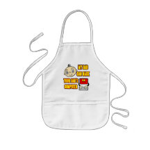 Camisetas divertidas de los niños y regalo diverti delantal
