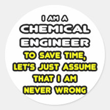 Camisetas divertidas y regalos del ingeniero quími pegatinas  