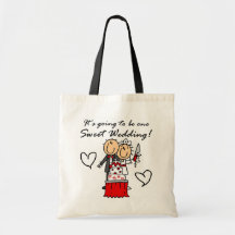 Camisetas dulces y regalos de un boda bolsas