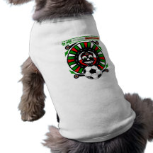 Camisetas mexicano del perro del futbol de los due camiseta de mascota