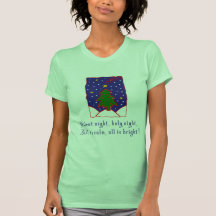 Camisetas silenciosas del villancico del navidad d