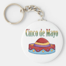 Camisetas y regalos de Cinco de Mayo para los niño Llavero Personalizado