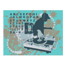 Camisetas y regalos de DJ Tarjetas Postales