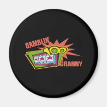 Camisetas y regalos de juego de la abuelita para e imanes para frigoríficos