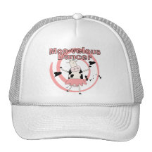Camisetas y regalos de la bailarina de la vaca gorras de camionero