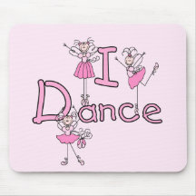 Camisetas y regalos de la danza de la bailarina I Alfombrillas De Raton