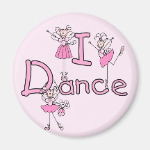 Camisetas y regalos de la danza de la bailarina I Imán De Frigorífico