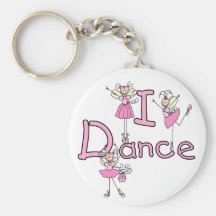 Camisetas y regalos de la danza de la bailarina I Llavero