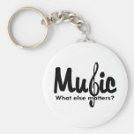 Camisetas y regalos de la música llaveros personalizados