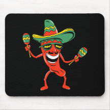 Camisetas y regalos de la pimienta de chile de Cin Tapetes De Ratones