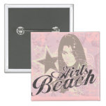 Camisetas y regalos de la playa de los chicas pins