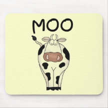 Camisetas y regalos de la vaca del MOO Tapete De Ratones