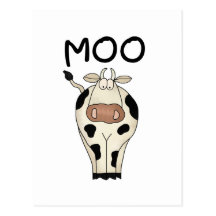 Camisetas y regalos de la vaca del MOO Postales