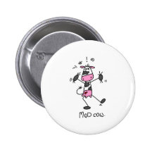 Camisetas y regalos de la vaca loca pin