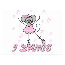 Camisetas y regalos del ballet del ratón postales