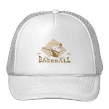 Camisetas y regalos del béisbol del viejo estilo gorros bordados
