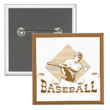 Camisetas y regalos del béisbol del viejo estilo pins
