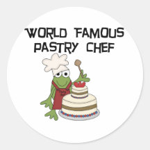 Camisetas y regalos del chef de repostería de la r etiquetas  
