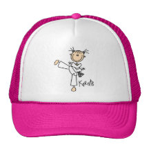Camisetas y regalos del chica del karate gorras