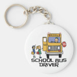 Camisetas y regalos del conductor del autobús esco llaveros