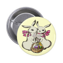 Camisetas y regalos del conejito de pascua pins
