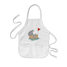 Camisetas y regalos del conejito del verano delantales