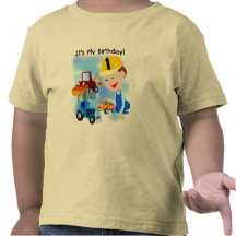 Camisetas y regalos del cumpleaños de la construcc