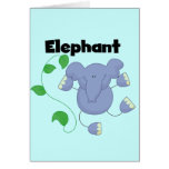 Camisetas y regalos del elefante del palillo tarjeta
