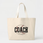 Camisetas y regalos del entrenador de béisbol bolsas de mano