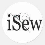 camisetas y regalos del iSew pegatinas
