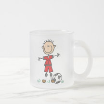 Camisetas y regalos del jugador de fútbol del unif taza