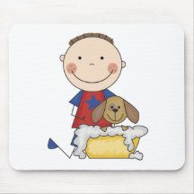 Camisetas y regalos del perro del muchacho que se  alfombrilla de raton