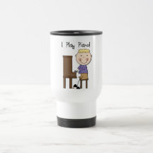 Camisetas y regalos del pianista taza de café