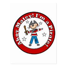 Camisetas y regalos del pirata postales