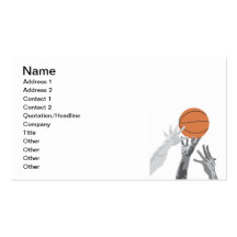 Camisetas y regalos del soplo del baloncesto tarjeta de visita