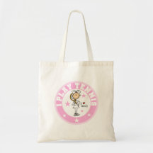 Camisetas y regalos del tenis del juego del chica  bolsa