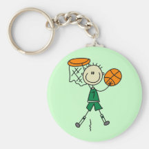 Camisetas y regalos Dunking del baloncesto de los  Llavero Personalizado